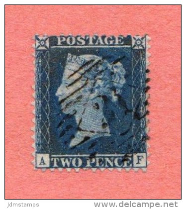 GBR SC #21 U  (A,F)  "21" In Diamond > Very Nice Centering For Issue, CV $75.00 - Used Stamps