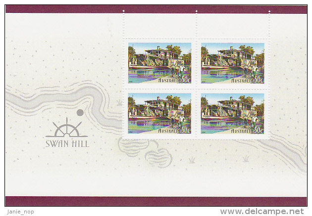 Australia 2003 Murray River Shipping Swan Hill Booklet  Sheetlet - Feuilles, Planches  Et Multiples