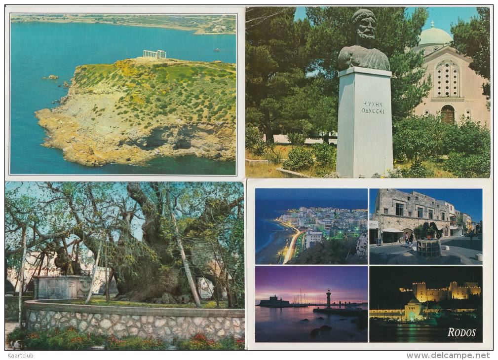 9 USED POSTCARDS : GREECE / GRIEKENLAND / GRECHE / GRIECHENLAND - 5 - 99 Postcards