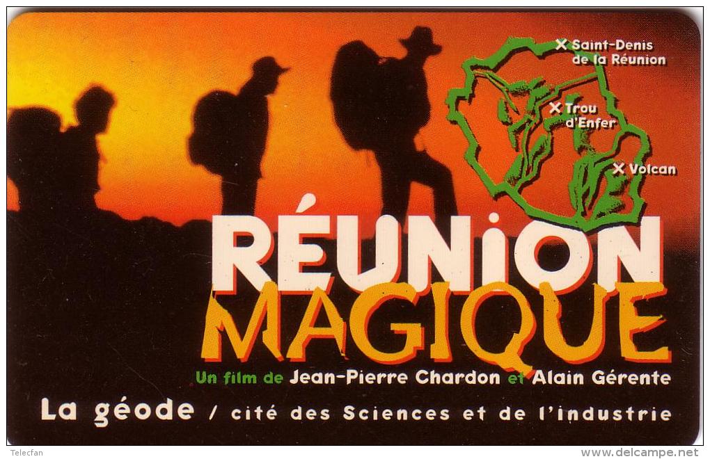 FRANCE TICKET GEODE REUNION MAGIQUE  VOLCAN VOLCANO PITON DE LA FOURNAISE CITE DES SCIENCES - Reunion