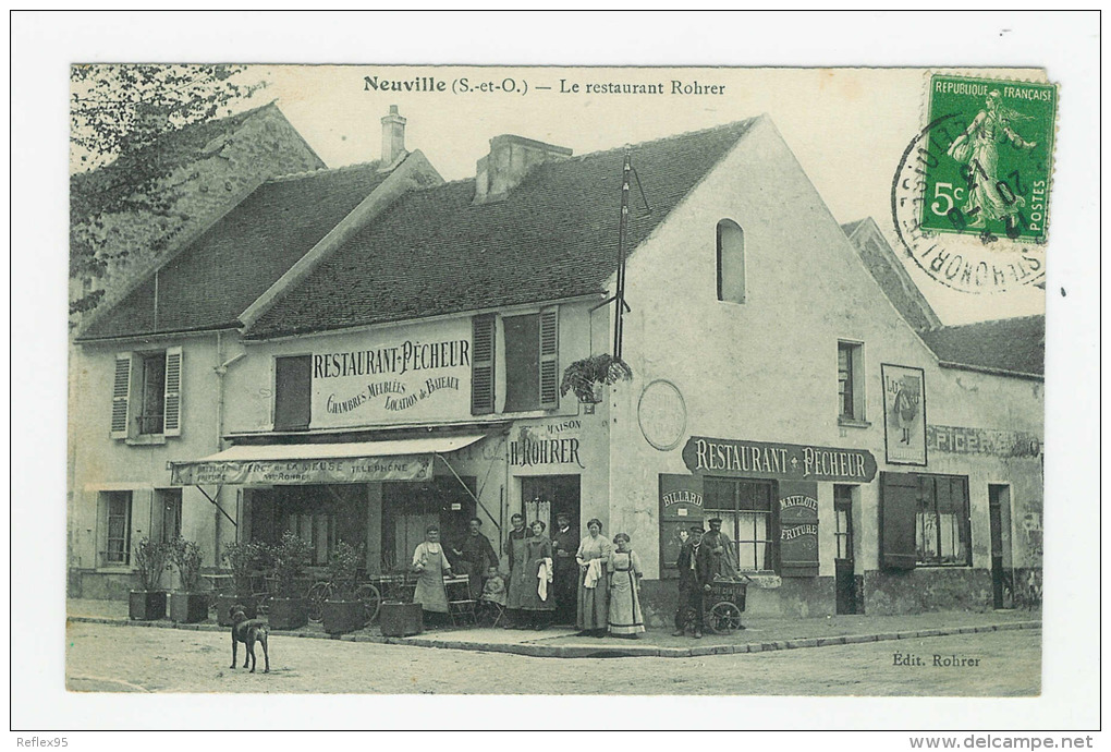 NEUVILLE - Le Restaurant Rohrer - Neuville-sur-Oise