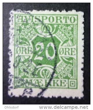 DANMARK - REVENUE STAMPS 1907: Mi 5 X, Watermark Crown, Avisporto Journaux, O - FREE SHIPPING ABOVE 10 EURO - Fiscaux