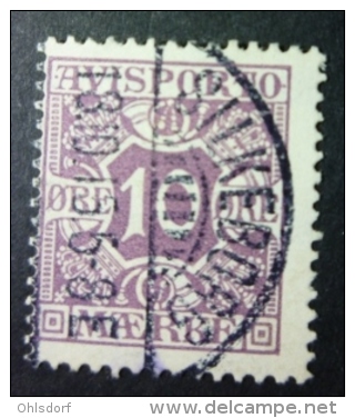 DANMARK - REVENUE STAMPS 1907: Mi 4 Y, Avisporto Journaux, O - FREE SHIPPING ABOVE 10 EURO - Fiscaux