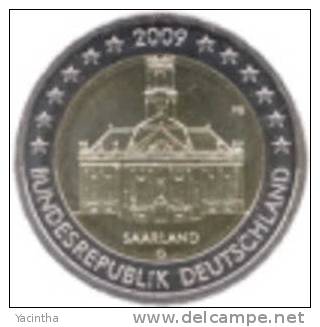 @Y@  Duitsland  2 Euro Commemorative  2009  F - Alemania