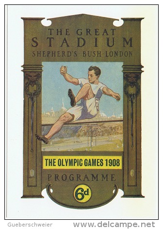 JO 184 - Belle Carte Postale Pour Illustrer Une Collection Des Jeux Olympiques De Londres 1908 - Ete 1908: Londres