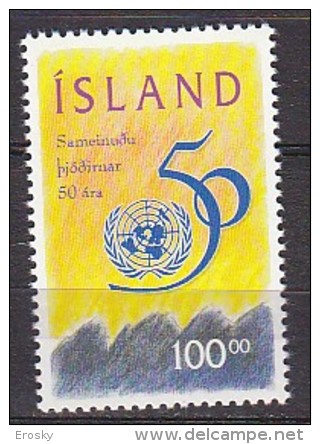 Q1332 - ISLANDE ICELAND Yv N°786 ** ONU UNO - Ongebruikt