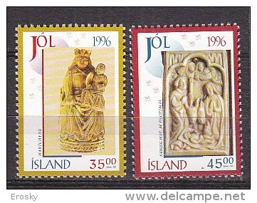 Q1340 - ISLANDE ICELAND Yv N°813/14 ** NOEL - Unused Stamps