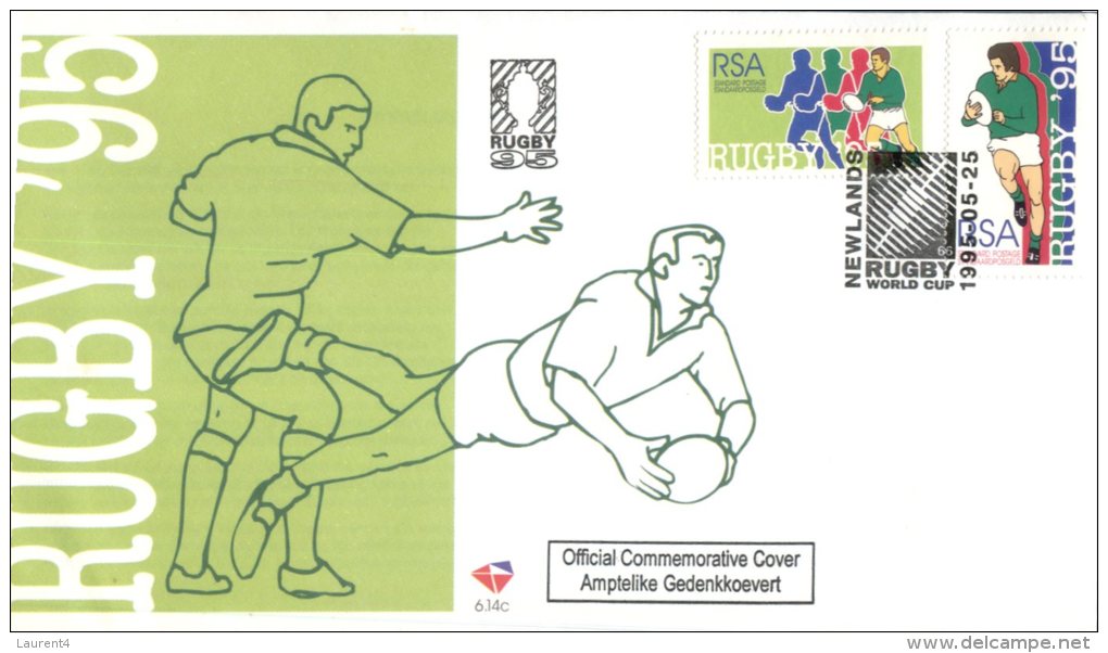 (501) South Africa Rugby World Cup 1995 - FDC - Rugby