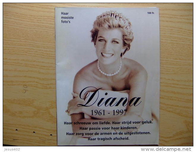 HET LEVEN VAN DIANA -VIE DE DIANA DE GALLES -LA VIDA DE DIANA DE GALES 1961 -1997 - Otros & Sin Clasificación