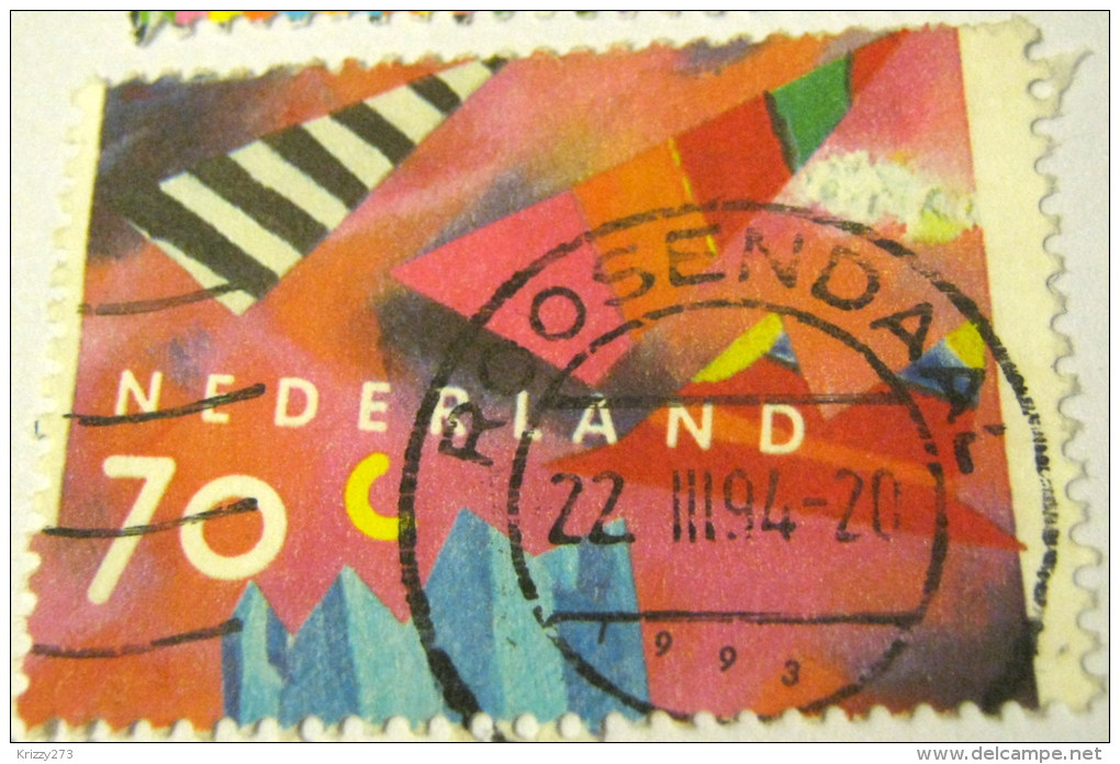 Netherlands 1993 Greetings 70c - Used - Oblitérés