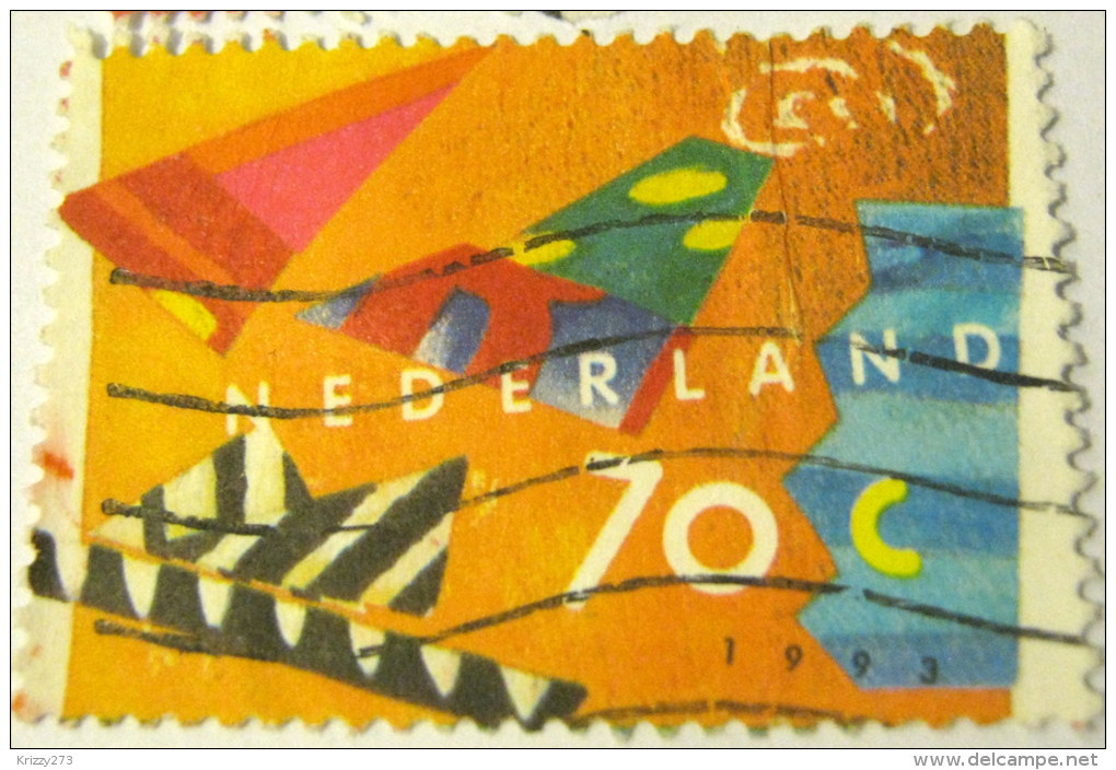 Netherlands 1993 Greetings 70c - Used - Oblitérés