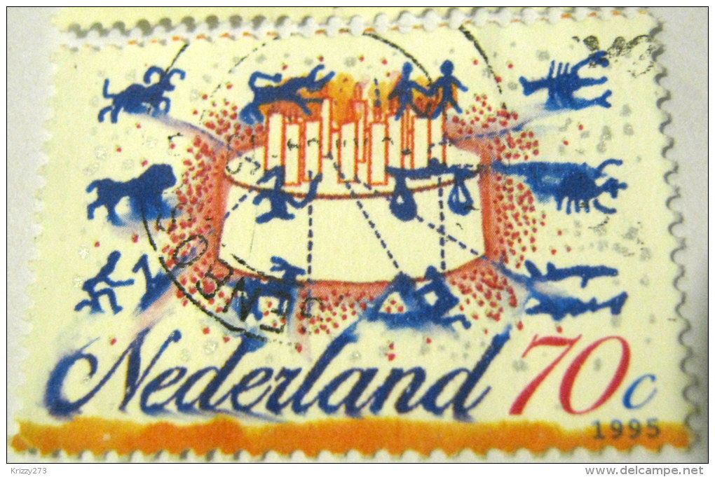 Netherlands 1995 Greetings Stamp And Star Signs 70c - Used - Oblitérés