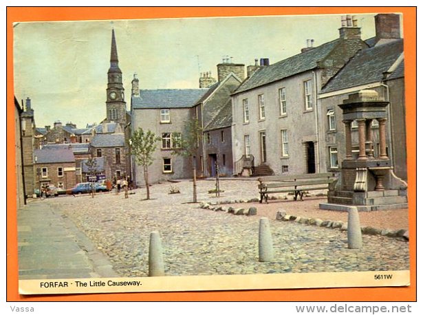 FORFAR  -  THE LITTLE CAUSEWAY . SCOTLAND . Written PC Without Postmarks - Angus