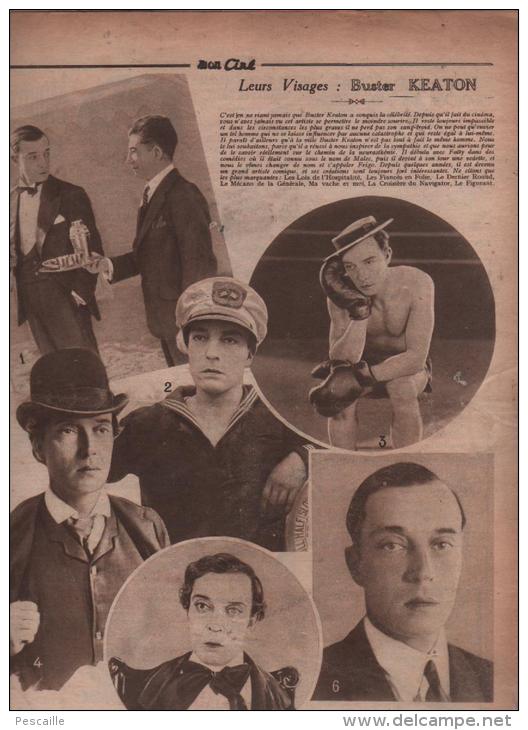 MON CINE 26 12 1929 - BESSIE LOVE - BUSTER KEATON - CHILI BOUCHIER - VILLA FALCONIERI A FRASCATI ROME - ALEXIS SKRYDLOFF - Magazines