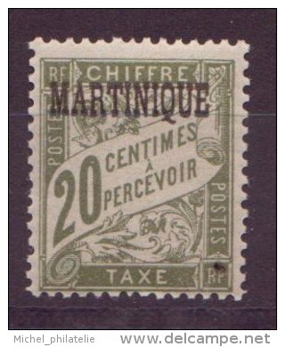 Martinique N° 3**  TAXE  Neuf Sans Charniere - Strafport