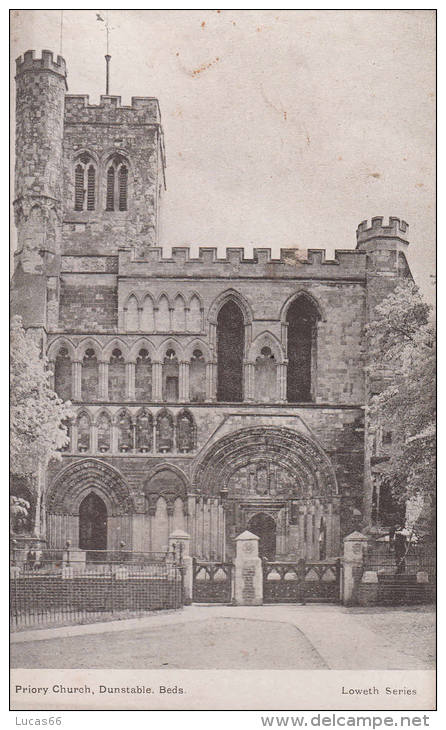 C1900 DUNSTABLE - PRIORY CHURCH - LOWETH SERIES - Autres & Non Classés