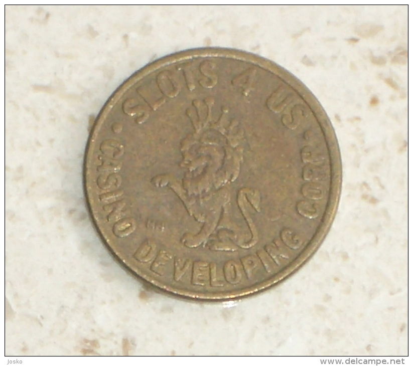 CASINO TOKEN - Lutrija Hrvatske ( Croatia - Old And Very Rare Token ) Jeton Gettone Muestra - Casino