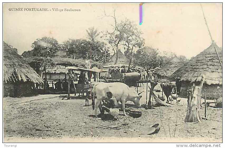 Mai13 1312 :  Guinée Portugaise  -  Village Foulacoun - Guinea-Bissau