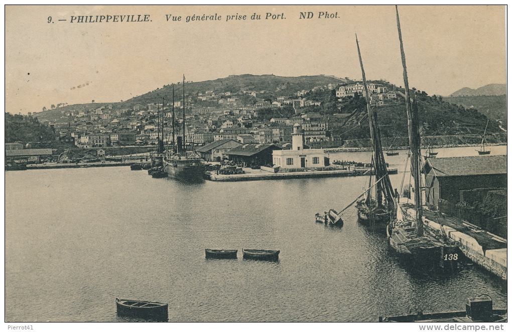 AFRIQUE - ALGERIE - PHILIPPEVILLE - Vue Générale Prise Du Port - Skikda (Philippeville)