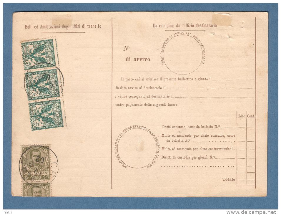 1902 - Bollettino Pacchi Per L'Argentina - Postal Parcels