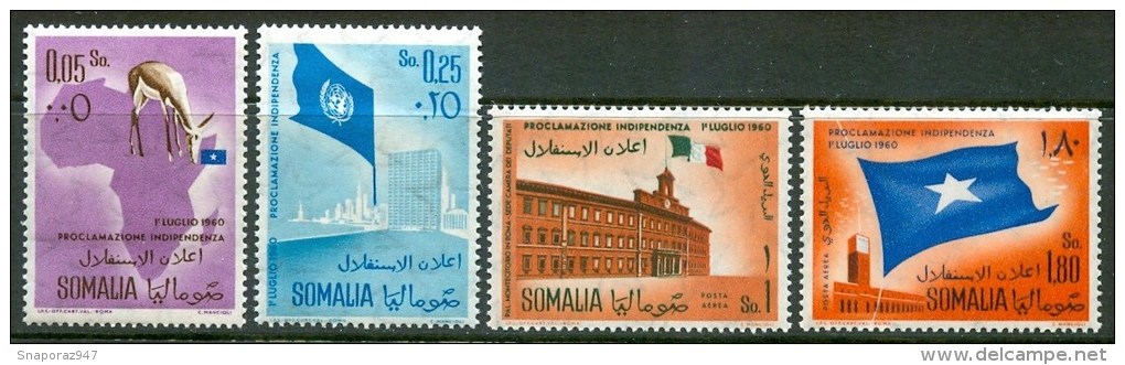 1960 Somalia Indipendenza Set MNH** - Somalie (1960-...)