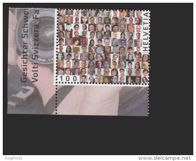 Schweiz  **    2280  Neuheiten März  2013  Gesichter  Der Schweiz  Eckrand - Unused Stamps