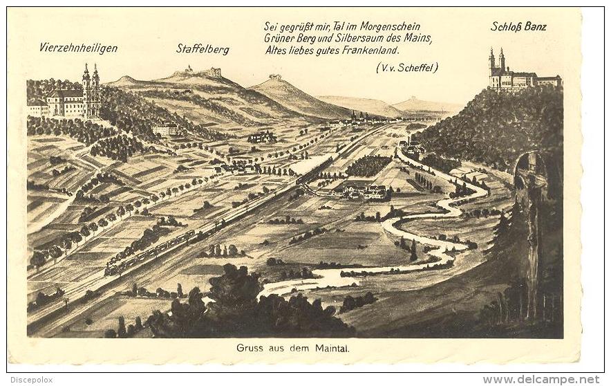 I17 Gruss Aus Dem Maintal - Vierzehnheiligen - Staffelberg - Schloss Banz / Non Viaggiata - Maintal