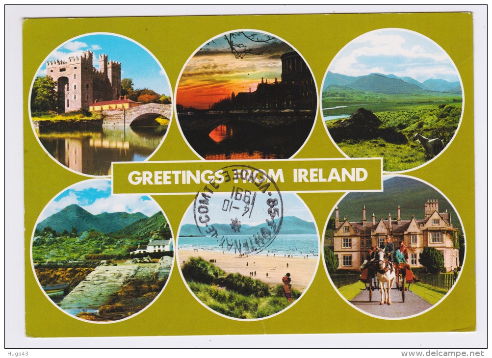 GREETINGS FROM IRELAND - MULTIVUES - PLIS TRANSVERSAL - Other & Unclassified