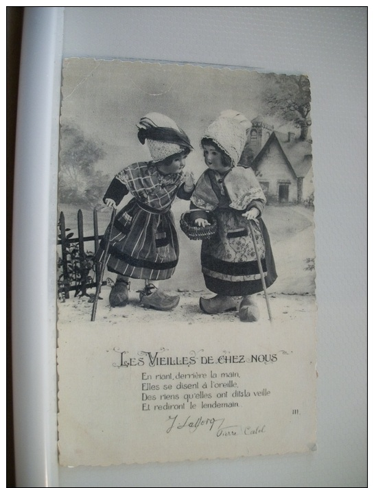 LOT DE 3 CARTES ANCIENNES SUR LES POUPEES - LES VIEILLES DE CHEZ NOUS - POEME DE J. LALLORQ PIERRE CALEL - 1937 - Jeux Et Jouets