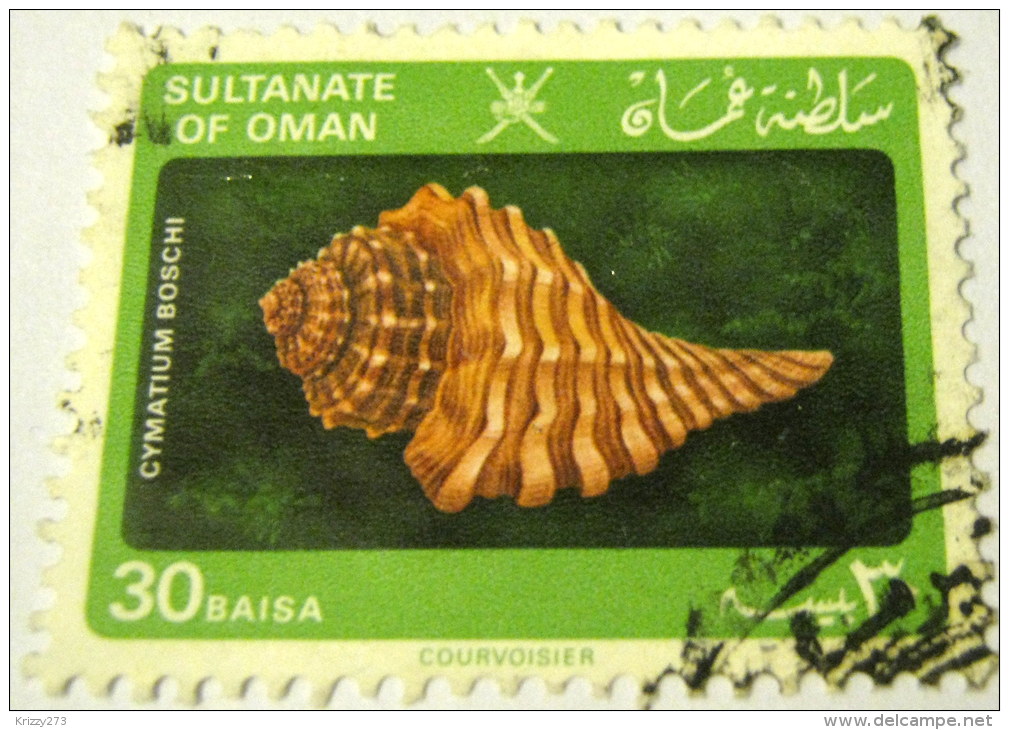 Oman 1982 Shell Cymatium Boschi 30b - Used - Omán