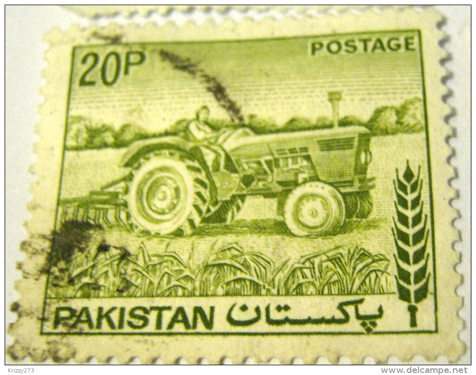 Pakistan 1978 Agriculture And Tractor 20p - Used - Pakistan