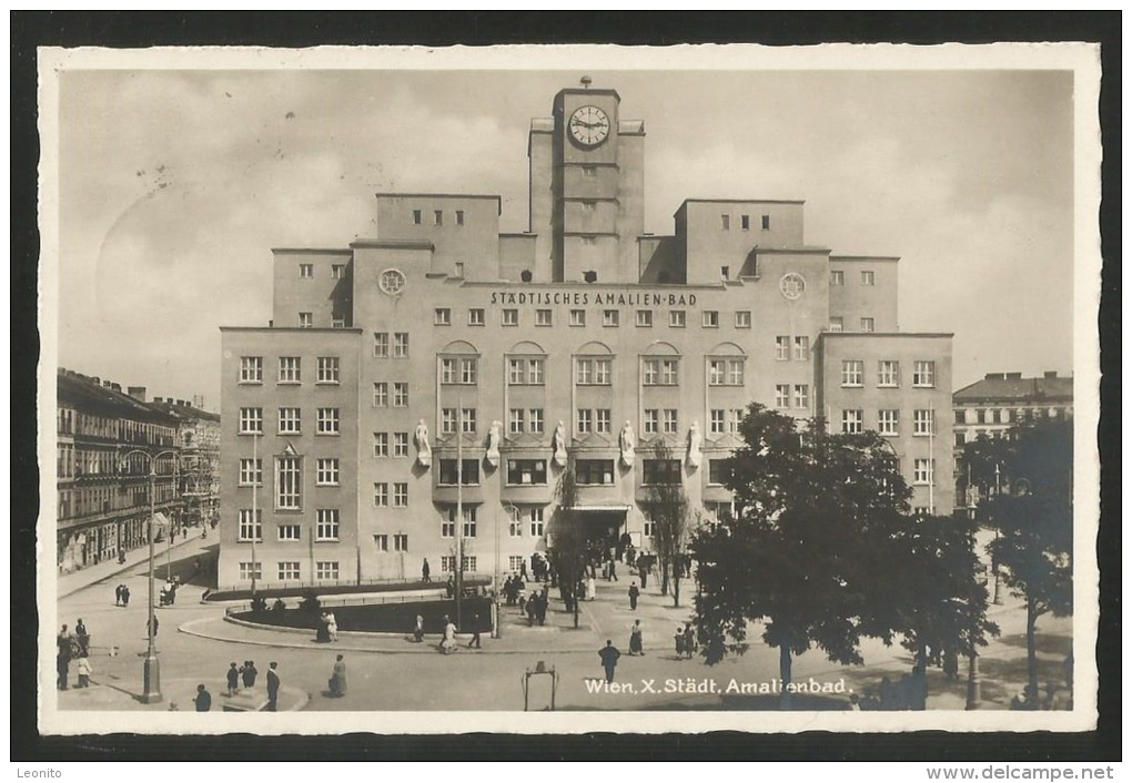 WIEN Städt. Amalienbad 1930 - Sonstige & Ohne Zuordnung