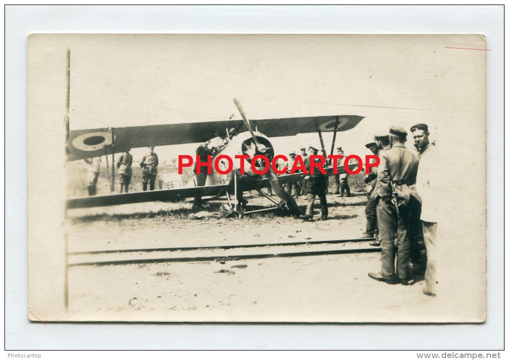 Avion Anglais-NIEUPORT 23-A6678-LEDEGEM-TEN BRIELEN-JASTA 18-3 CARTES PHOTO-Guerre 14-18-1 WK-BELGIEN-AVIATION-MILITARIA - Ledegem