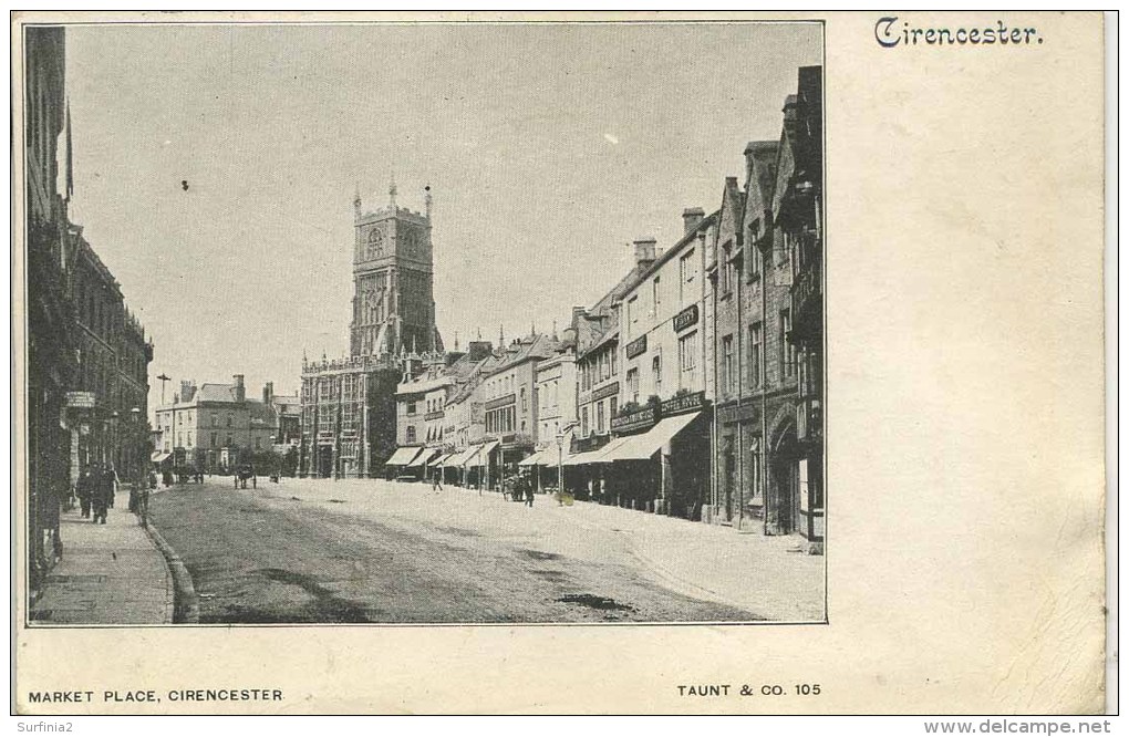 GLOS - CIRENCESTER - MARKET PLACE 1904  Gl4 - Cheltenham