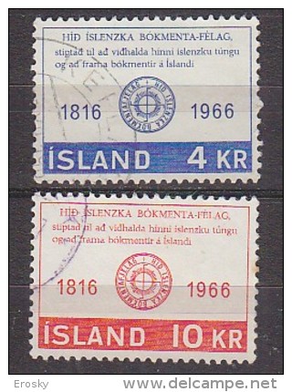 Q1090 - ISLANDE ICELAND Yv N°361/62 - Gebraucht