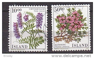 Q1142 - ISLANDE ICELAND Yv N°642/43 - Used Stamps