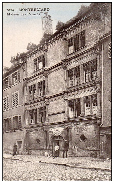 CPA... MONTBELIARD...MAISON DES PRINCES...PRIX: 1,49 € - Montbéliard