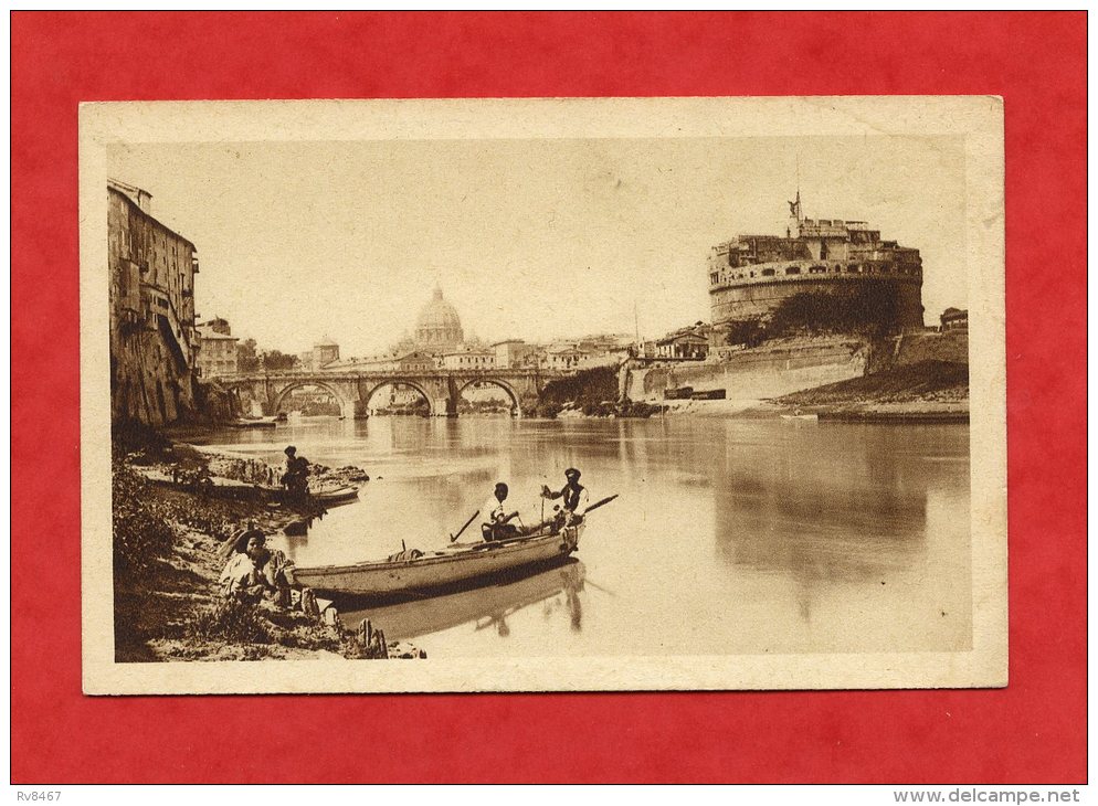 * ITALIE-Lazio-ROMA-Castello E Ponte S. Angelo(Enfants+ Barques) - Castel Sant'Angelo