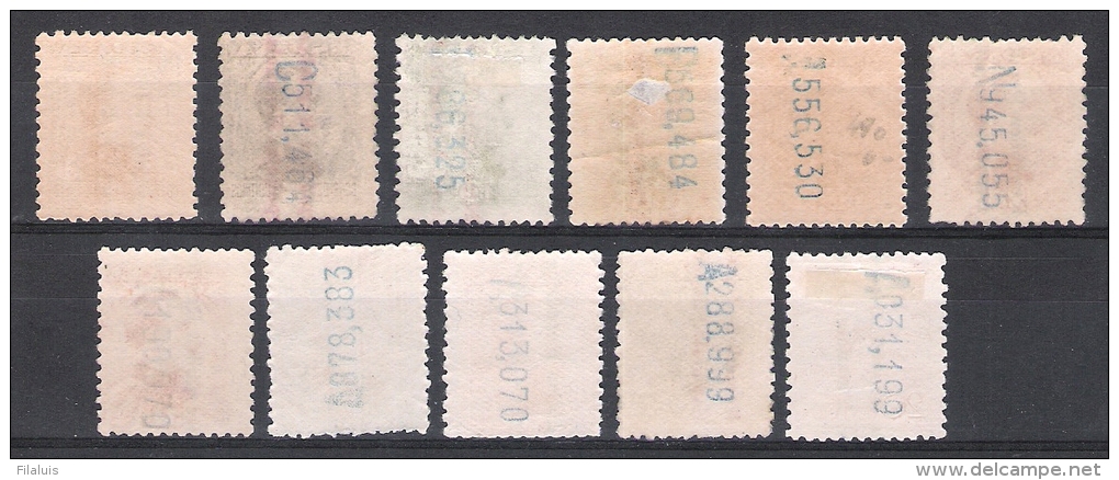 01839 Espa&ntilde;a Edifil 593-603 * (*) Cat. Eur. 148,- - Nuevos