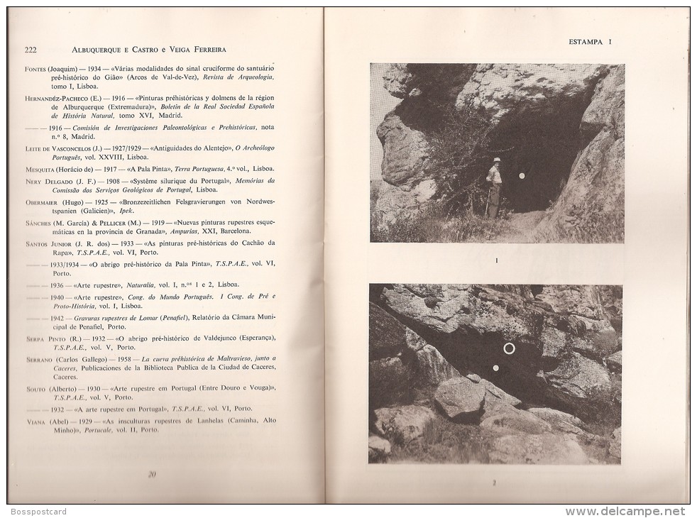 Serra Dos Louções. Portalegre. Alentejo - As Pinturas Rupestres (livro C/  Autógrafa De Um Dos Autores) (4 Scans) - Livres Anciens