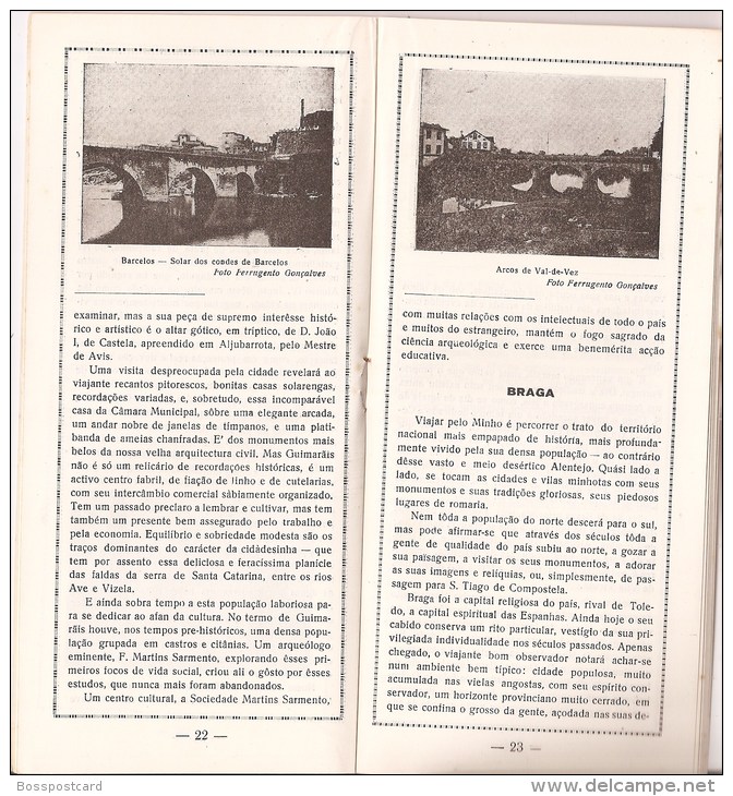 Braga. Viana Do Castelo. Porto. Amarante. Guimarães - Brochura "Além Douro" (7 Scans) - Zeitungen & Zeitschriften