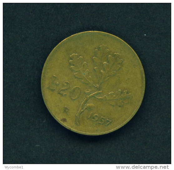 ITALY - 1957 20l Circ - 20 Lire