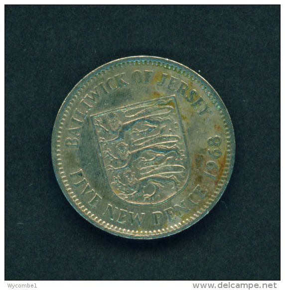 JERSEY - 1968 5p Circ - Jersey