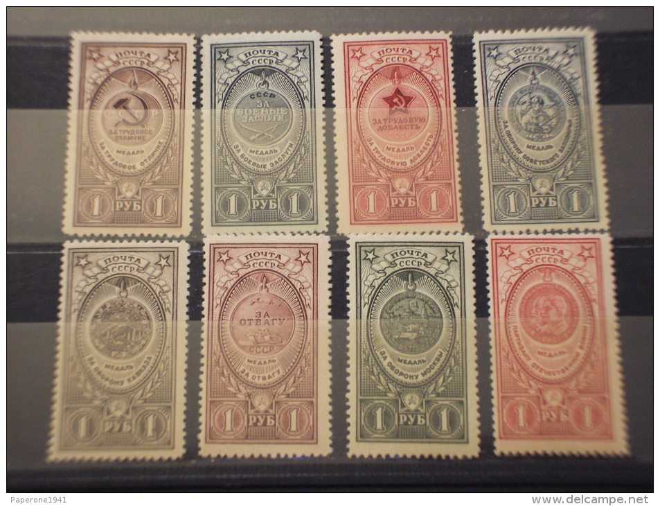 RUSSIA - 1946 ORDINI 8 Valori- NUOVI(++)-TEMATICHE - Unused Stamps
