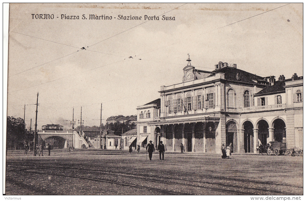 TORINO, Piazza S. Martino - Stazione Porta Susa - Places & Squares