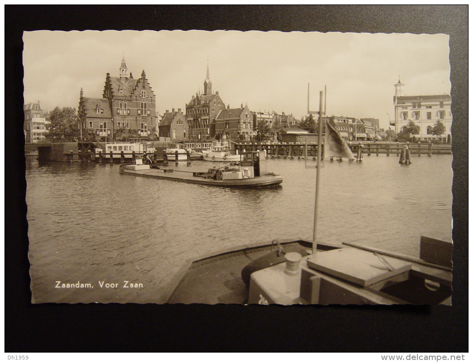 ZAANDAM VOOR ZAAN  HOLLAND  PAYS-BAS NETHERLAND ECHTE FOTO PHOTO CARD AKO AMSTERDAM - Zaandam