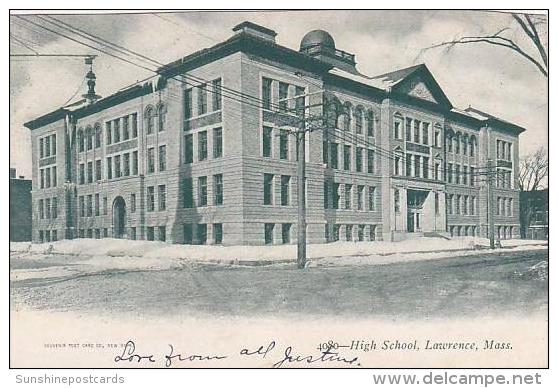 Massachusetts Lawrence High School 1907 - Lawrence