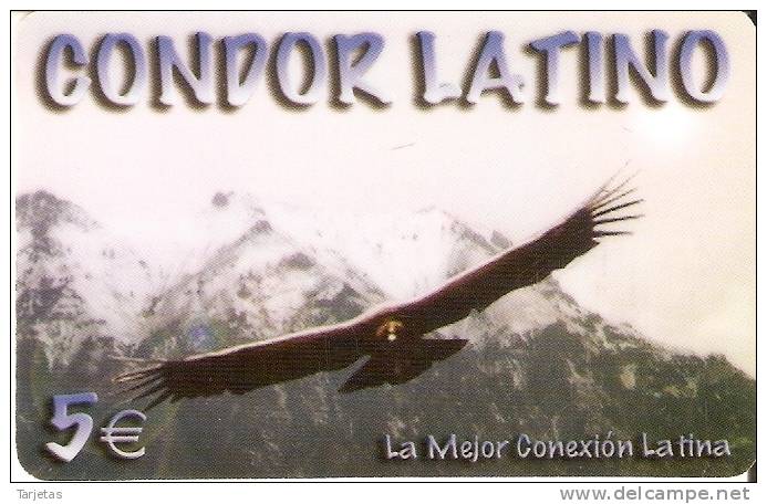 TARJETA DE ESPAÑA DE PREPAGO DE UN CONDOR (EAGLE) - Otros & Sin Clasificación