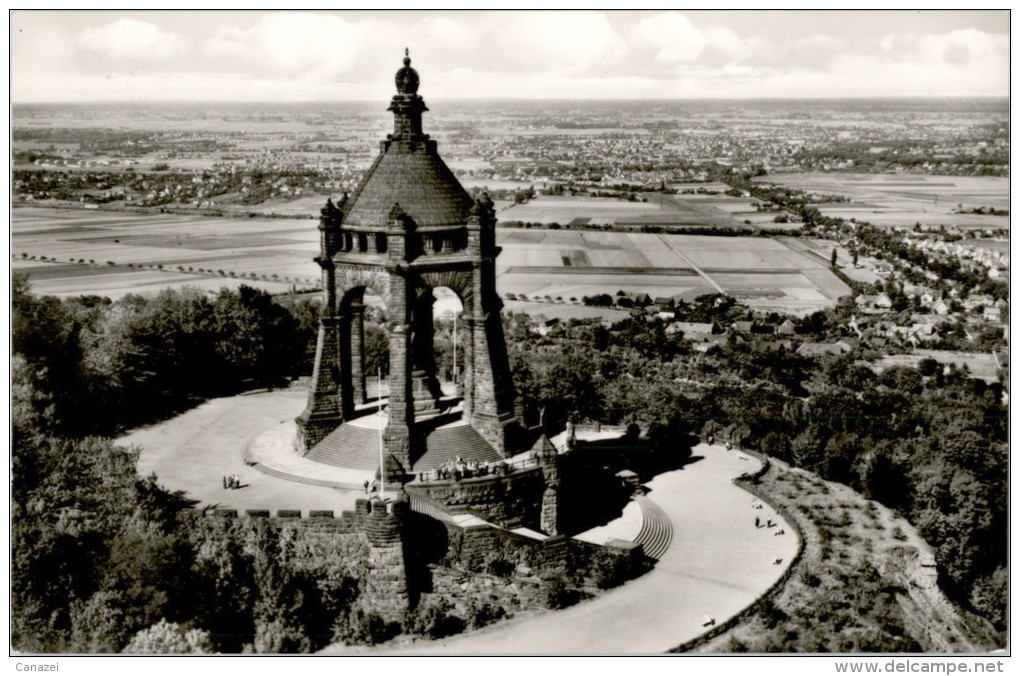 AK Porta Westfalica, Kaiser-Wilhelm-Denkmal, Ung - Porta Westfalica