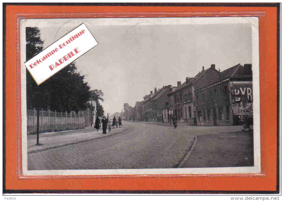 Carte Postale 62. Noeux-les-Mines  Route Nationale   Trés Beau Plan - Noeux Les Mines